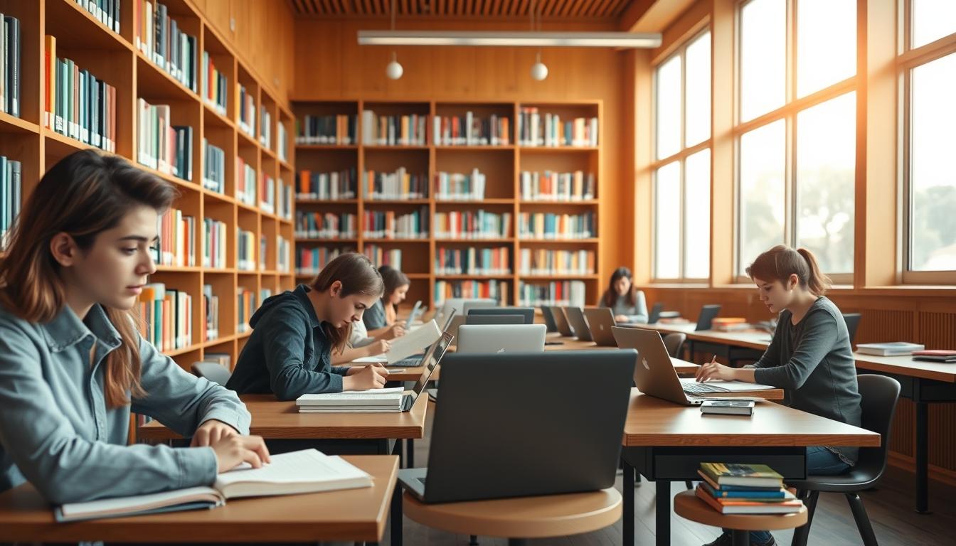 Campus life and scholarly setting in Cambridge