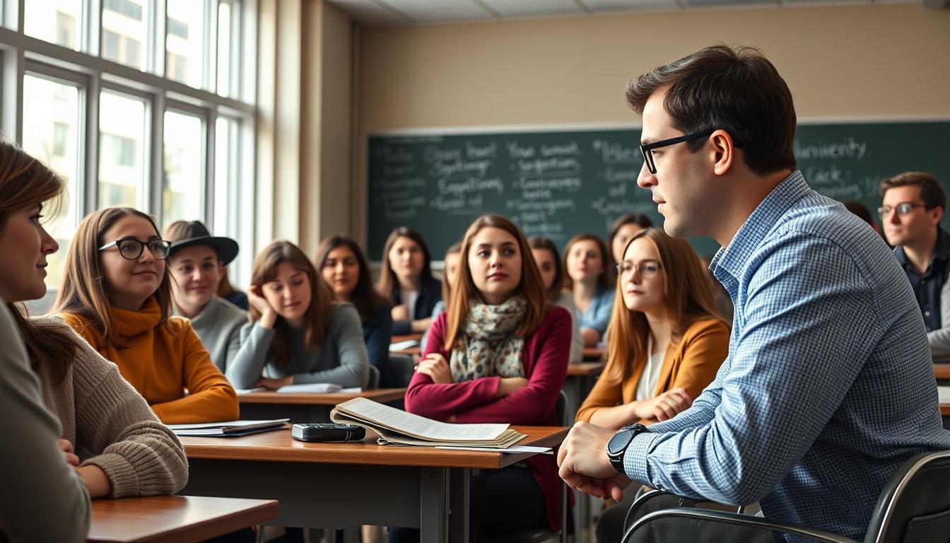 Structured study materials and learning resources on a desk