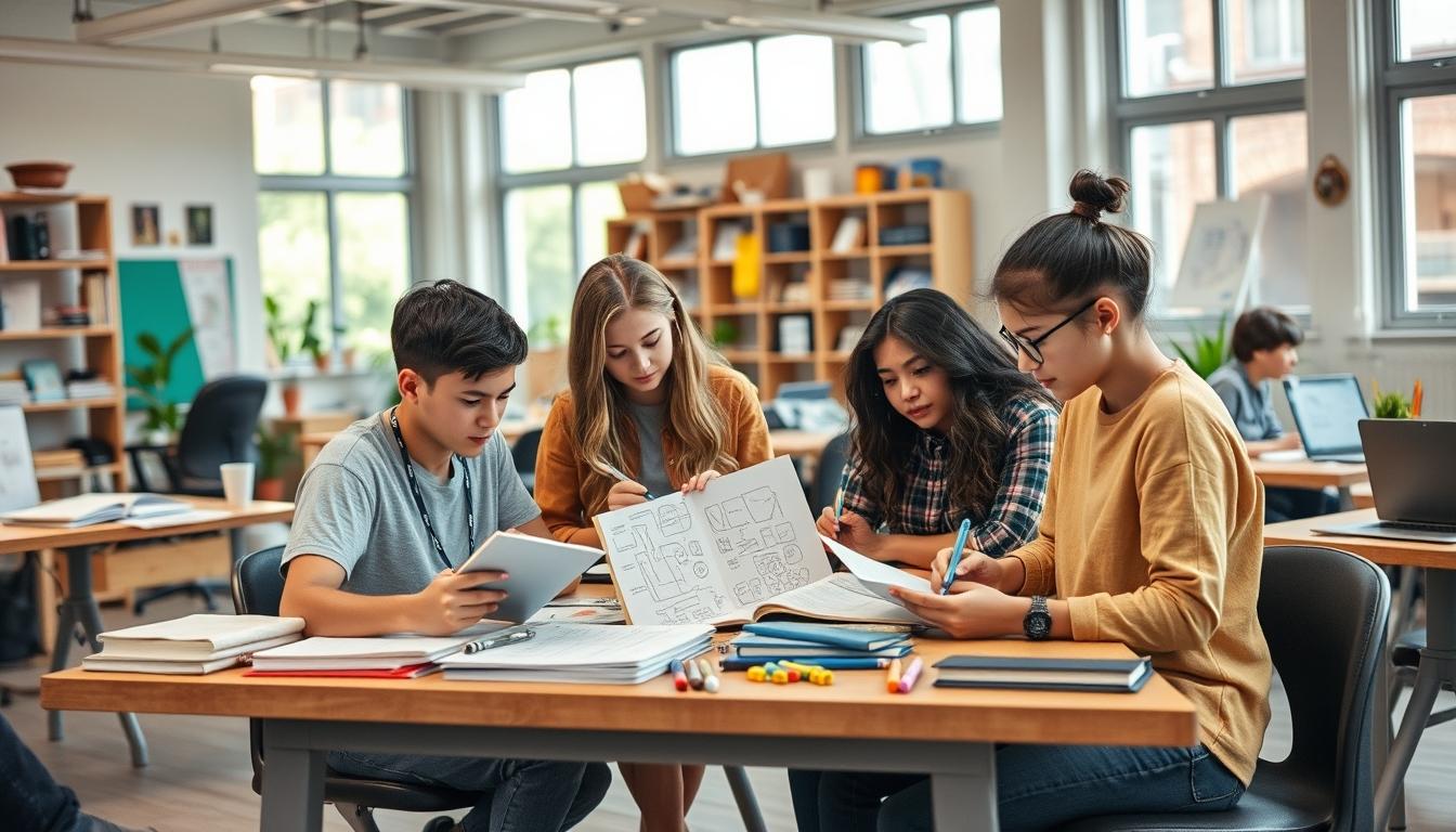 Organized exam preparation notes and academic planner